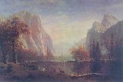 Albert Bierstadt Lake in the Yosemite Valley USA oil painting artist